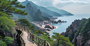 A4線《婺里望山》望仙谷、醉美篁嶺-鮮花小鎮(zhèn)、